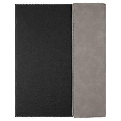 9.5 x 12 Leatherette Notepad With Flap
