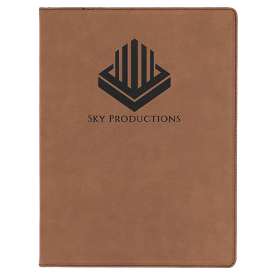 9.5 x 12 Leatherette Notepad